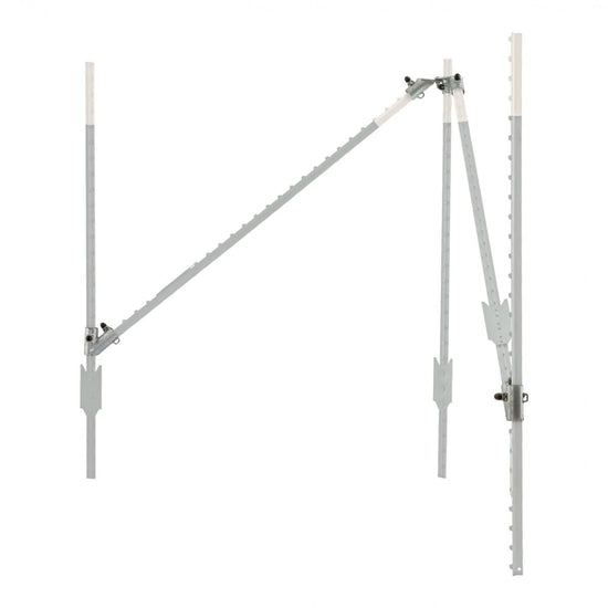 Set colt gard T-post 5 conectori 11 suruburi 13 piulite 10 capace plastic