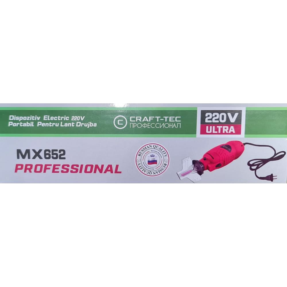 Dispozitiv portabil electric 220V pentru ascuțit lanț drujba CRAFT-TEC MX652