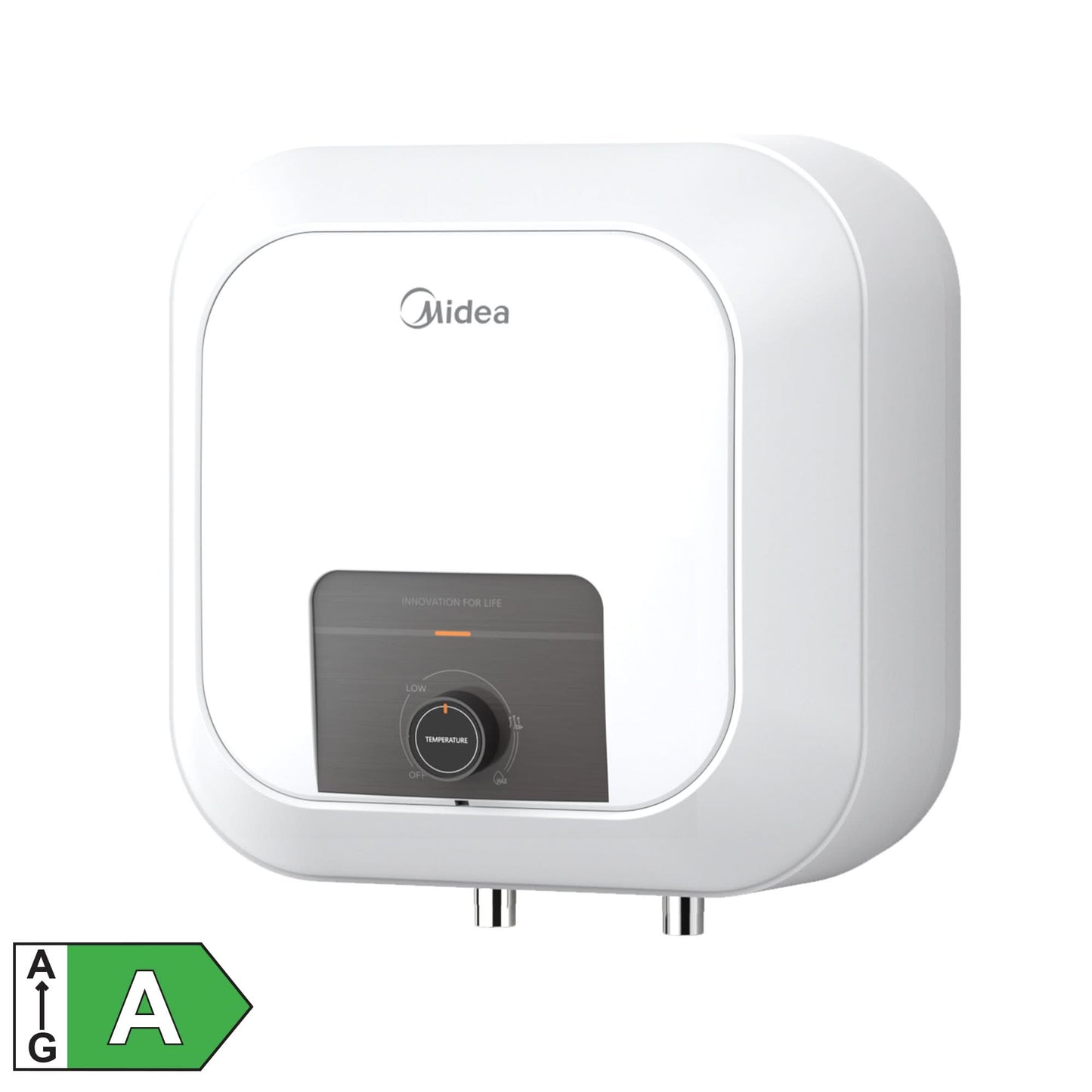 Boiler electric MIDEA 10L, 2000W, montaj vertical, clasa A, pentru bucatarie