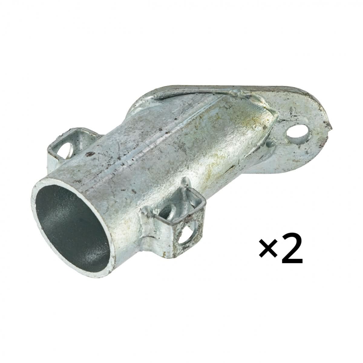 Set colt gard T-post 5 conectori 11 suruburi 13 piulite 10 capace plastic