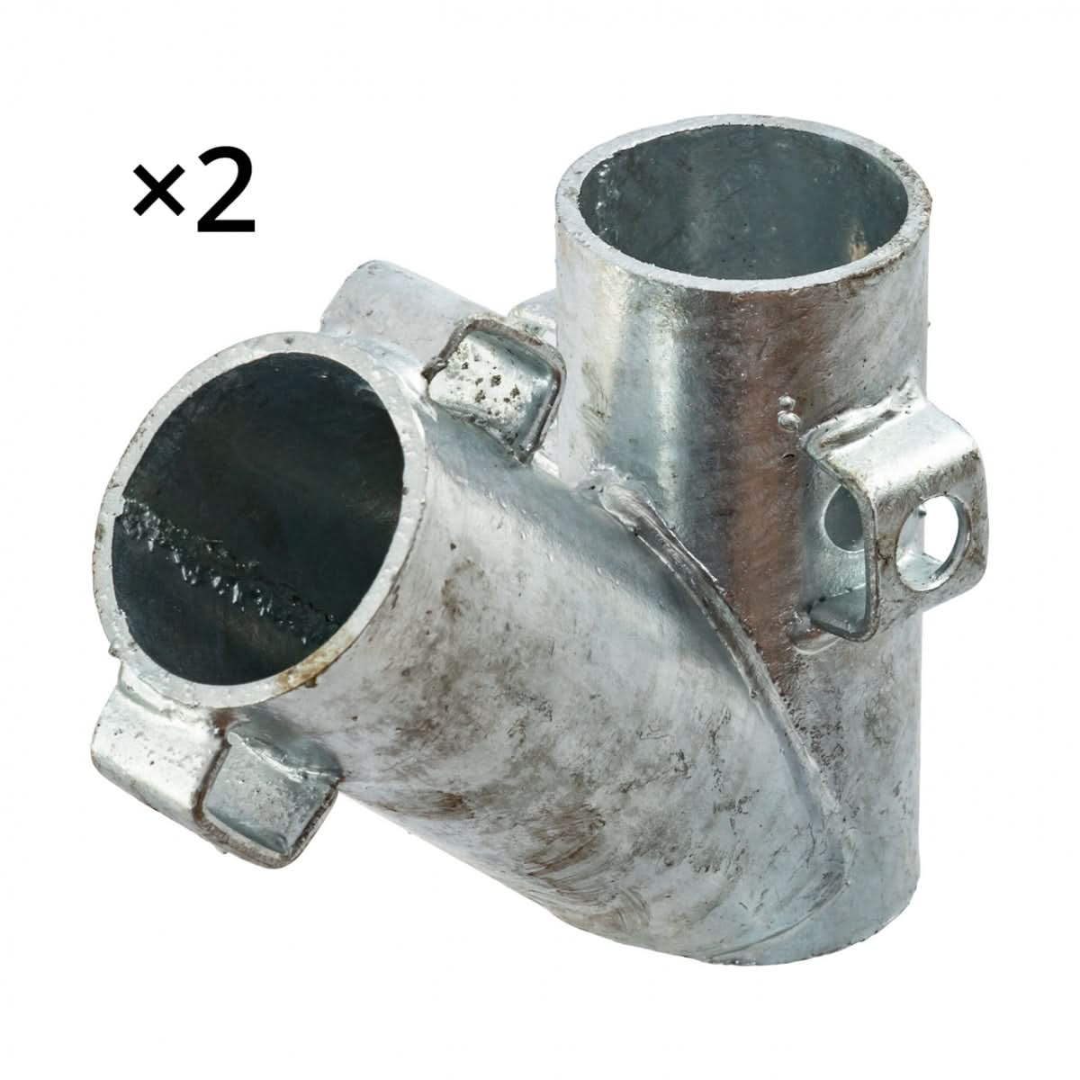 Set colt gard T-post 5 conectori 11 suruburi 13 piulite 10 capace plastic