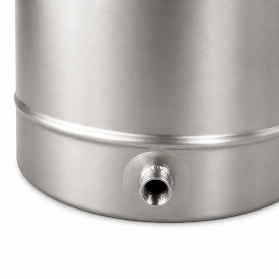 Butoi INOX 180L, AISI 304, capac clamp, robinet INOX