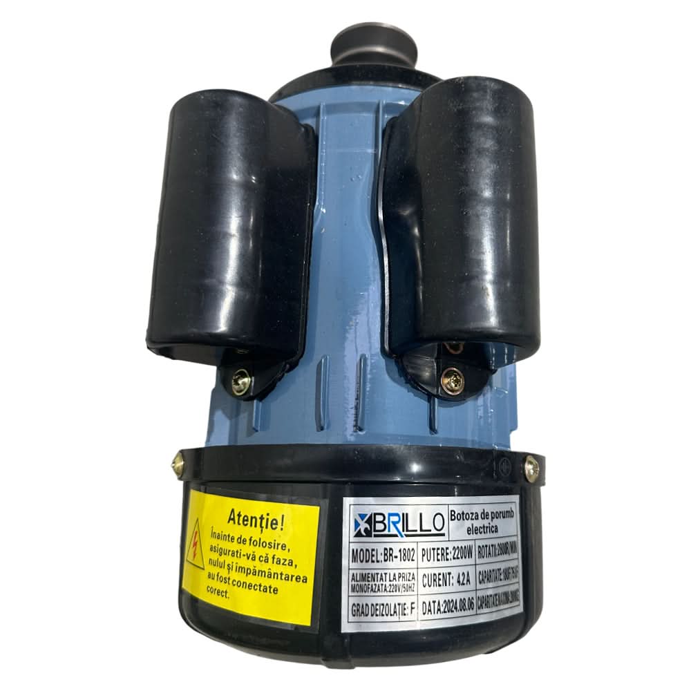 Batoza de Porumb Brillo, Motor Electric 2.2 kW, 2800 RPM, Capacitate 500 kg/h