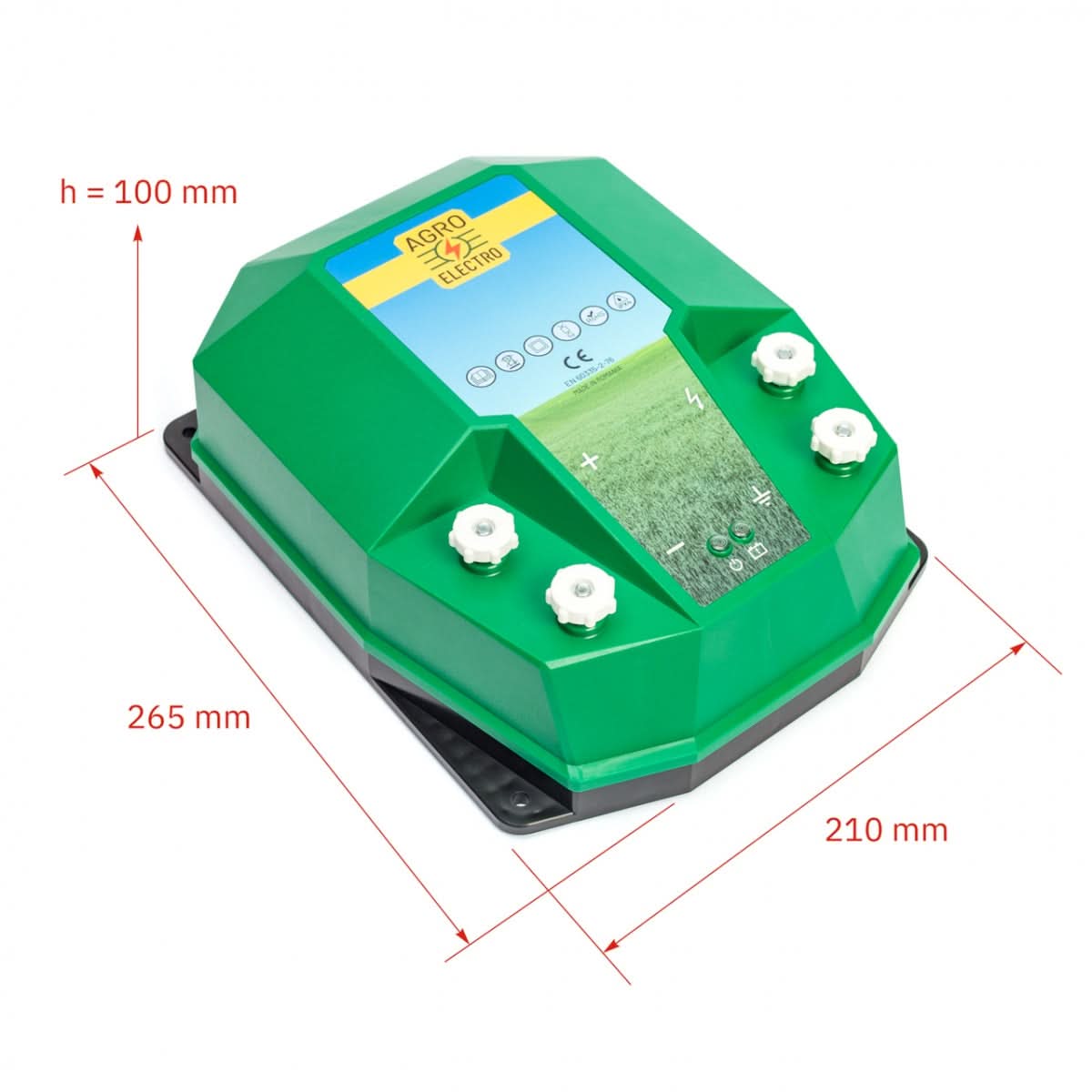 Aparat gard electric DL 7200 cu panou solar 50W, 7.2 Joule, 12V, pentru imprejmuire pana la 25.000 m