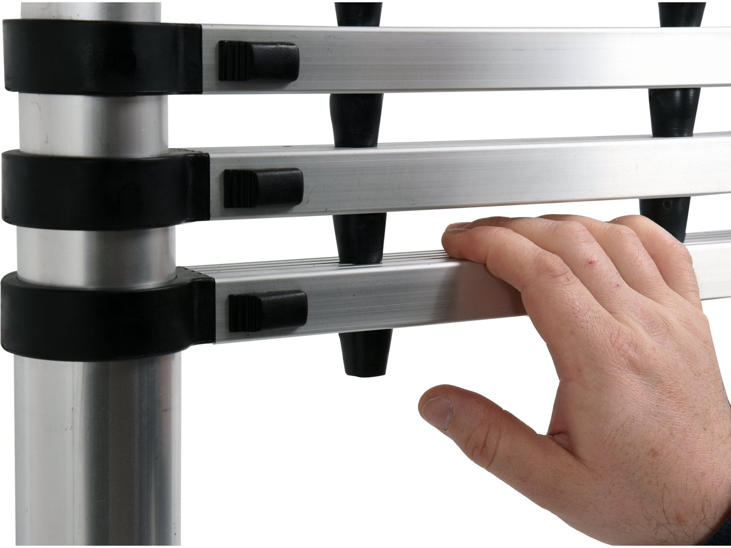 SCARĂ TELESCOPICĂ DIN ALUMINIU 3.8M, 13 TREPTE