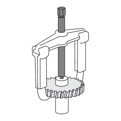 Set extractor rulmenti 12 piese, profesional, brațe reglabile pentru demontare interna si externa