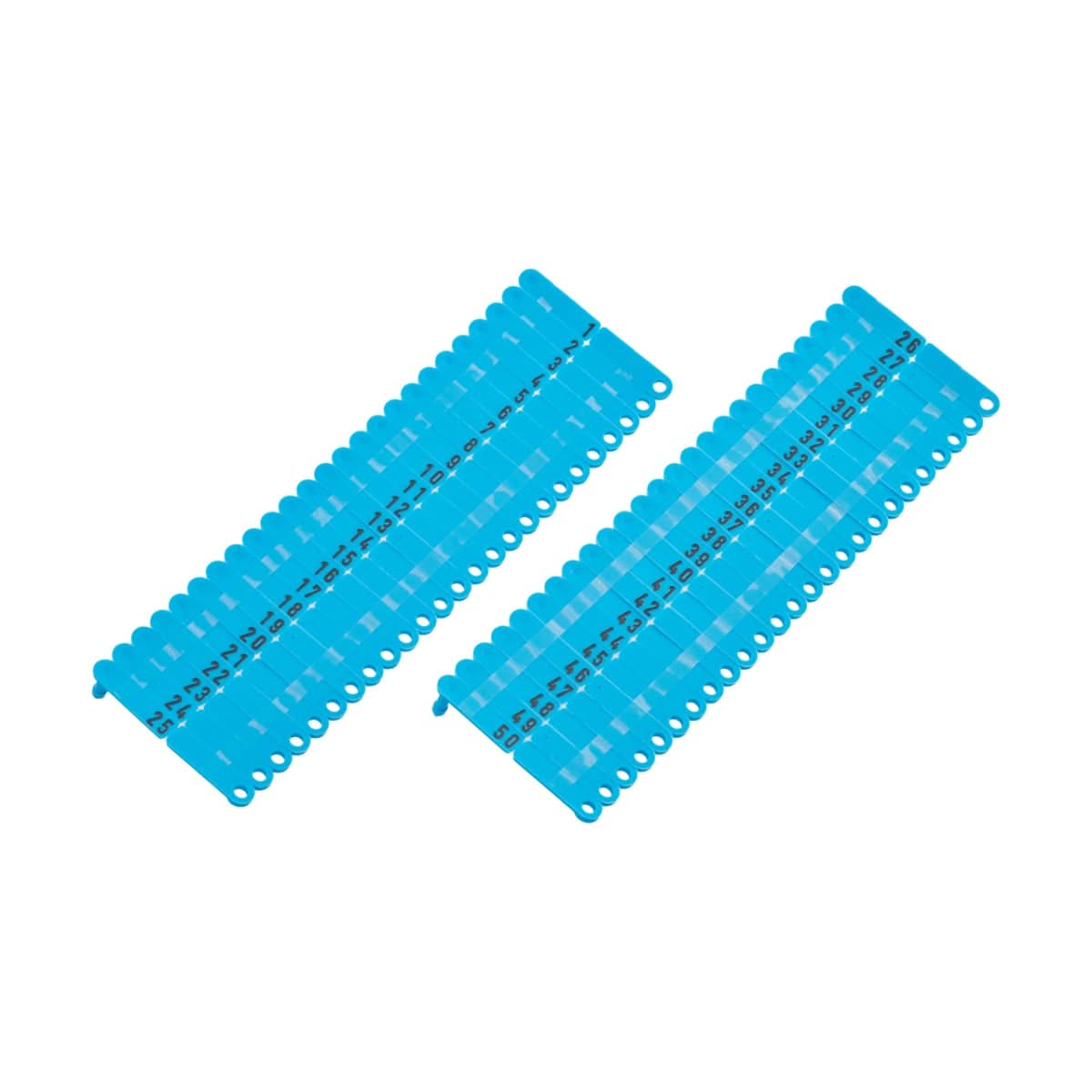 Crotalii pentru miei si iezi Twintag albastru 1-50