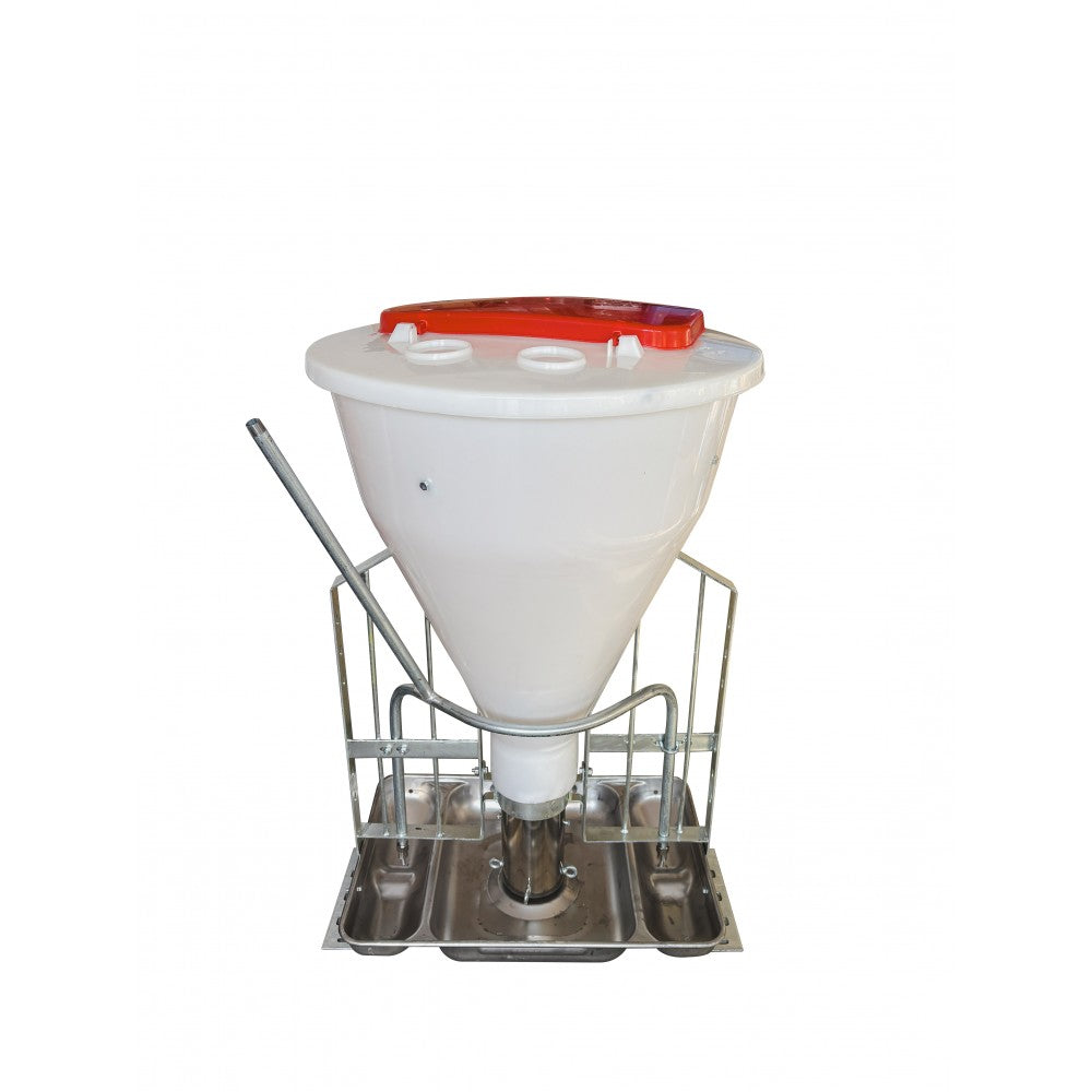 Hranitor porci PROFESIONAL Fermag 100kg, inox + niplu