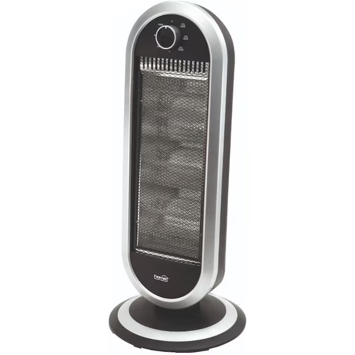 Radiator halogen FK 23 cu 3 trepte de putere, oscilare, protectie la rasturnare – incalzire eficienta pentru 18 m²