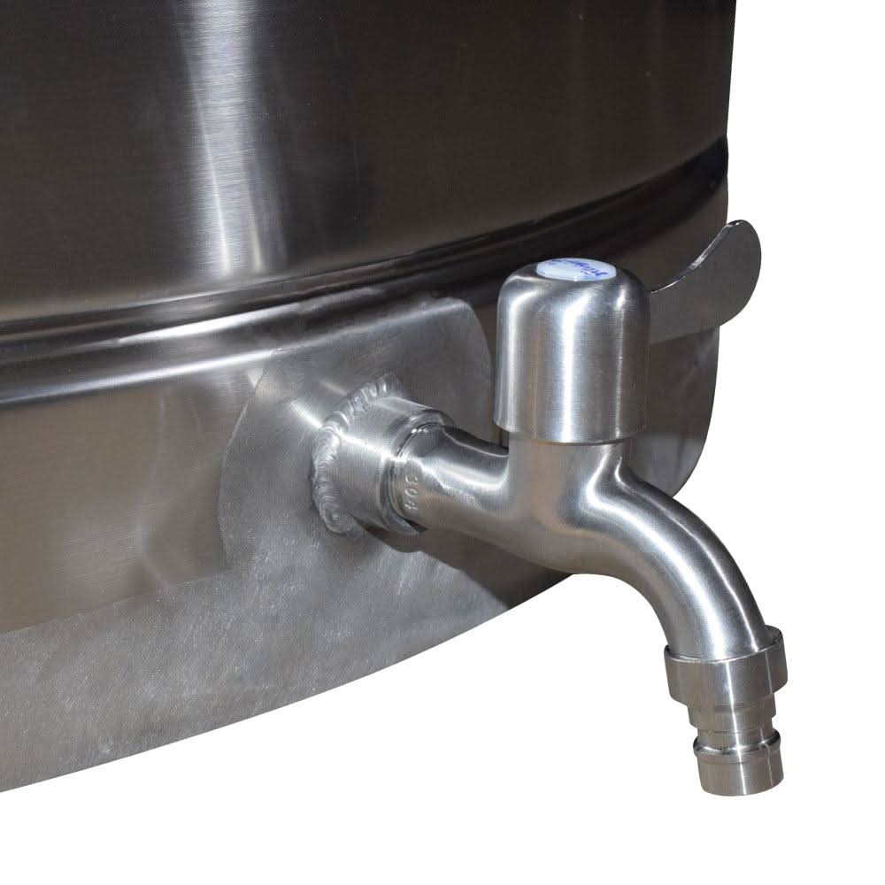 Butoi din inox cu capac flotant, capacitate 180L, Tehno Ms #719 - ZEP.RO - Ți-e la îndemână!