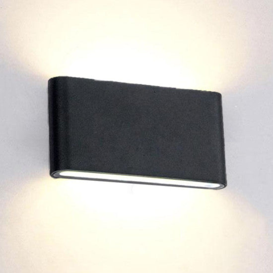 Aplica LED extra-plata, 12W, 1080 lm, 170x90x30 mm