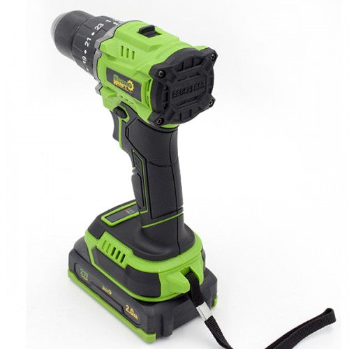 Masina de gaurit si insurubat cu acumulator Master Kraft MK-21BL, 21V, Brushless, cu percutie, 50Nm, kit complet