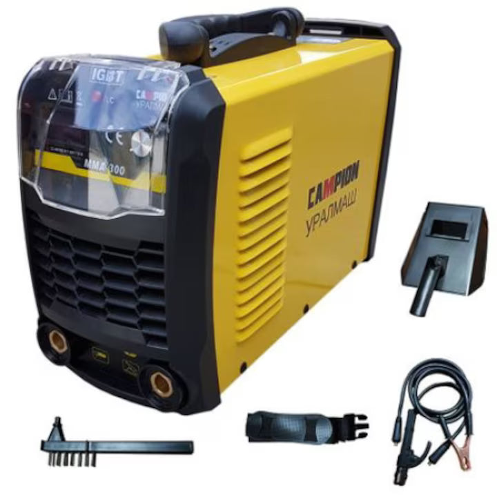 Aparat de sudura invertor CAMPION MMA350L, 350A, galben, DC, MMA