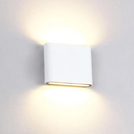 Aplica LED extra-plata, 6W, 540 lm, 115x90x30 mm