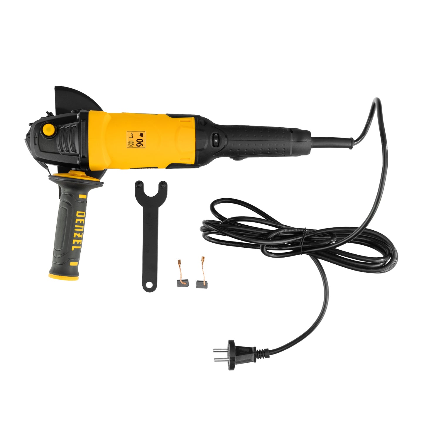 Polizor unghiular Denzel AG125-1100A, 920 W, disc 125 mm, 3000-11000 rpm, maner lateral reglabil