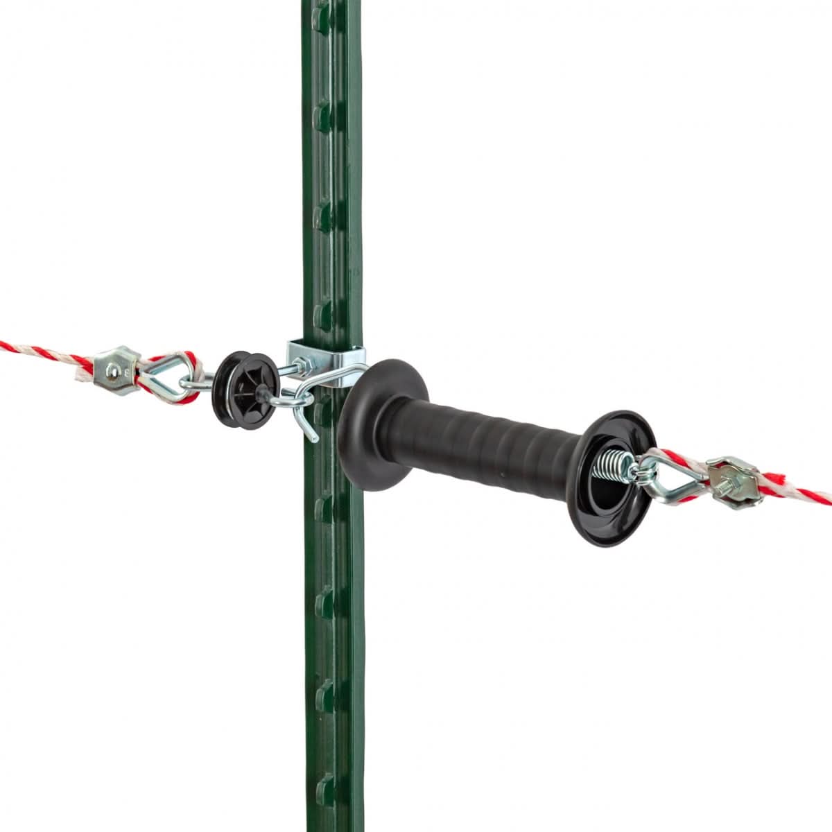 Izolator poarta T-post pentru gard electric prindere cu clema 1 buc