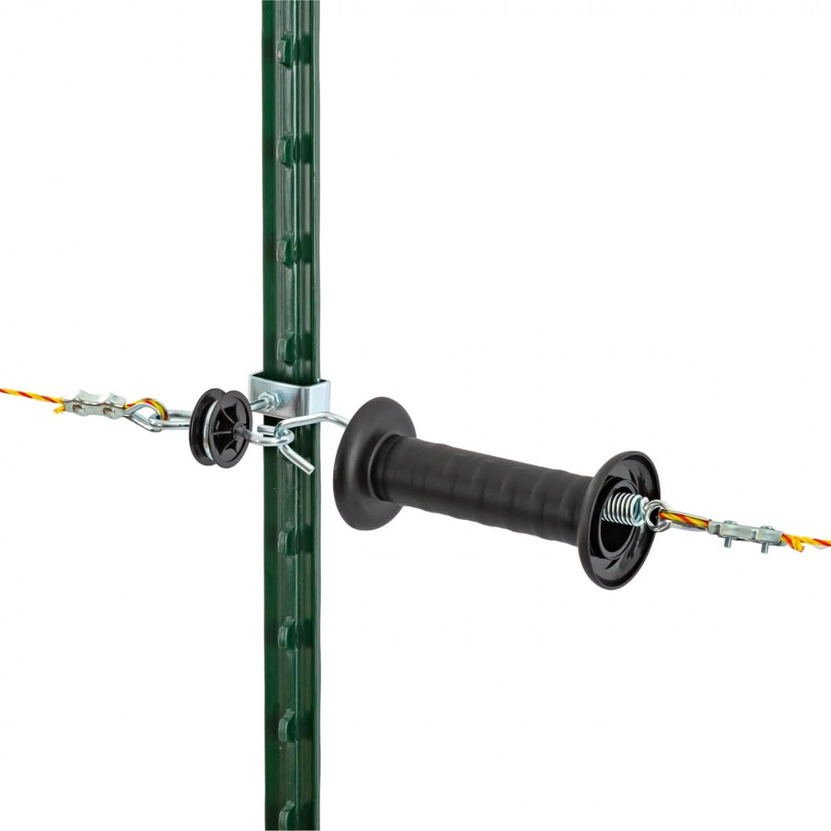 Izolator poarta T-post pentru gard electric prindere cu clema 1 buc