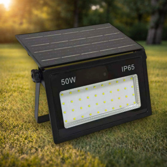 Proiector solar 50W, 700 lm, 235x140x48 mm