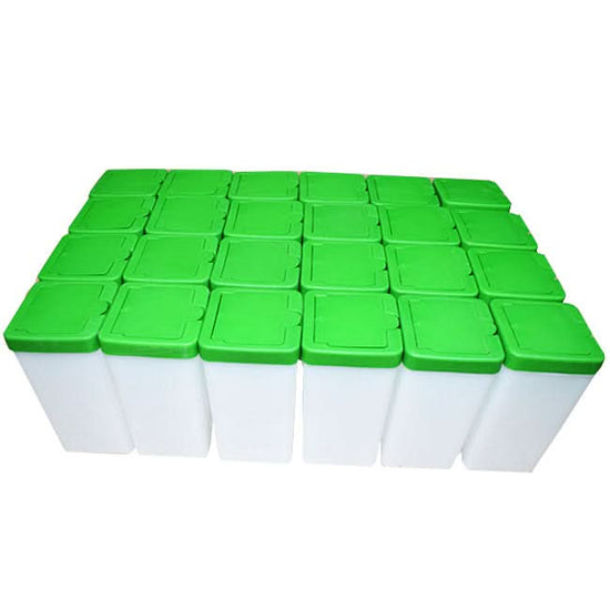 Set 24 adapatori iepuri ZEP 1L, cu niplu metalic si rezervor plastic