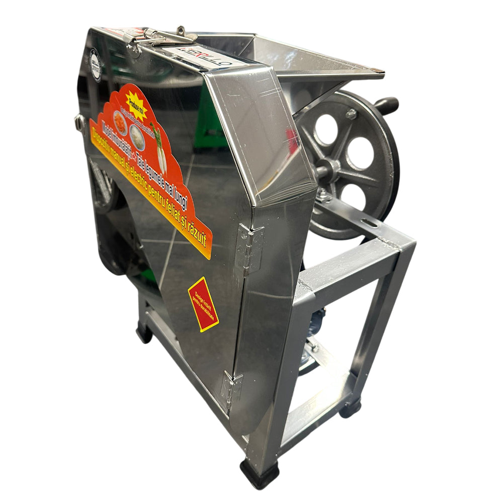 Razatoare electrica Brillo din inox pentru legume si fructe, 2200W, uz casnic