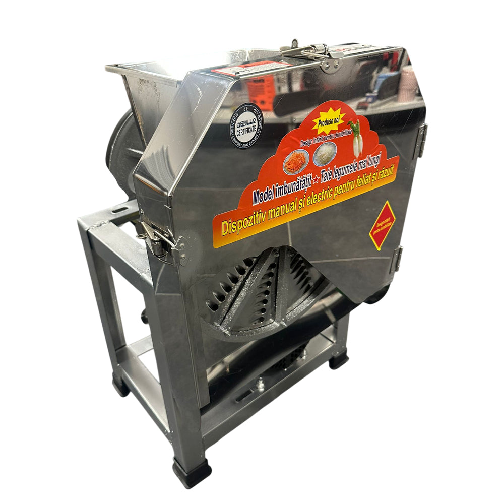 Razatoare electrica Brillo din inox pentru legume si fructe, 2200W, uz casnic