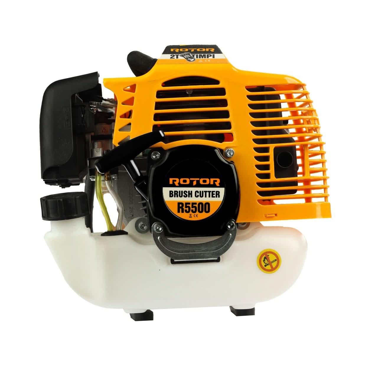 Motocoasa pe Benzina ROTOR R5500, 4.7 CP, 5500W, Motor 2T, Viteza Maxima 10000 RPM