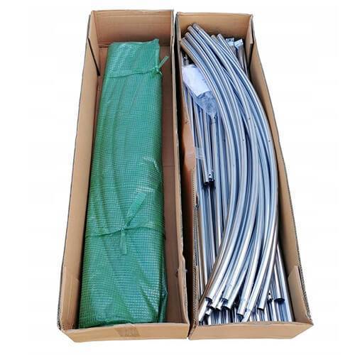 Solar gradina ZEP profesional 6x4x2.5 m, folie polietilena 240 g/mp, structura otel galvanizat, rezistent UV