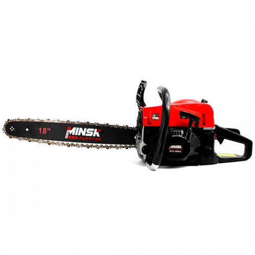 Motofierastrau pe benzina semiprofesional Minsk MYE3500-C, 3.3 CP, lama 45 cm, 52 cm³, sistem antivibratii, pornire usoara