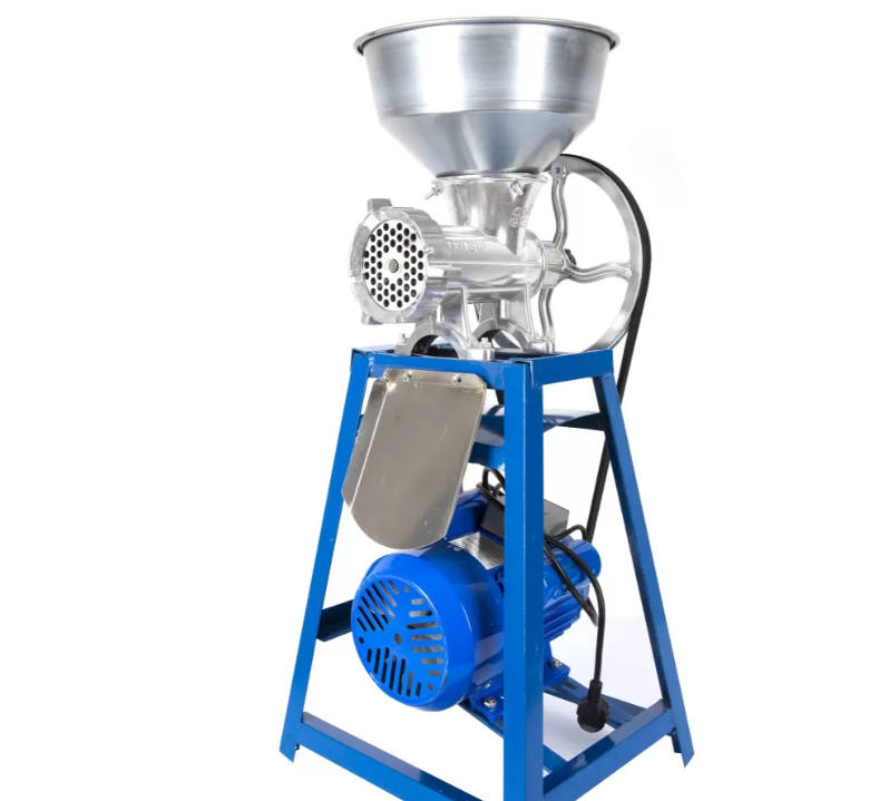 Masina de tocat carne electrica ZEP NR 32, aluminiu, motor 2.2 kW, palnie mare, cadru metalic