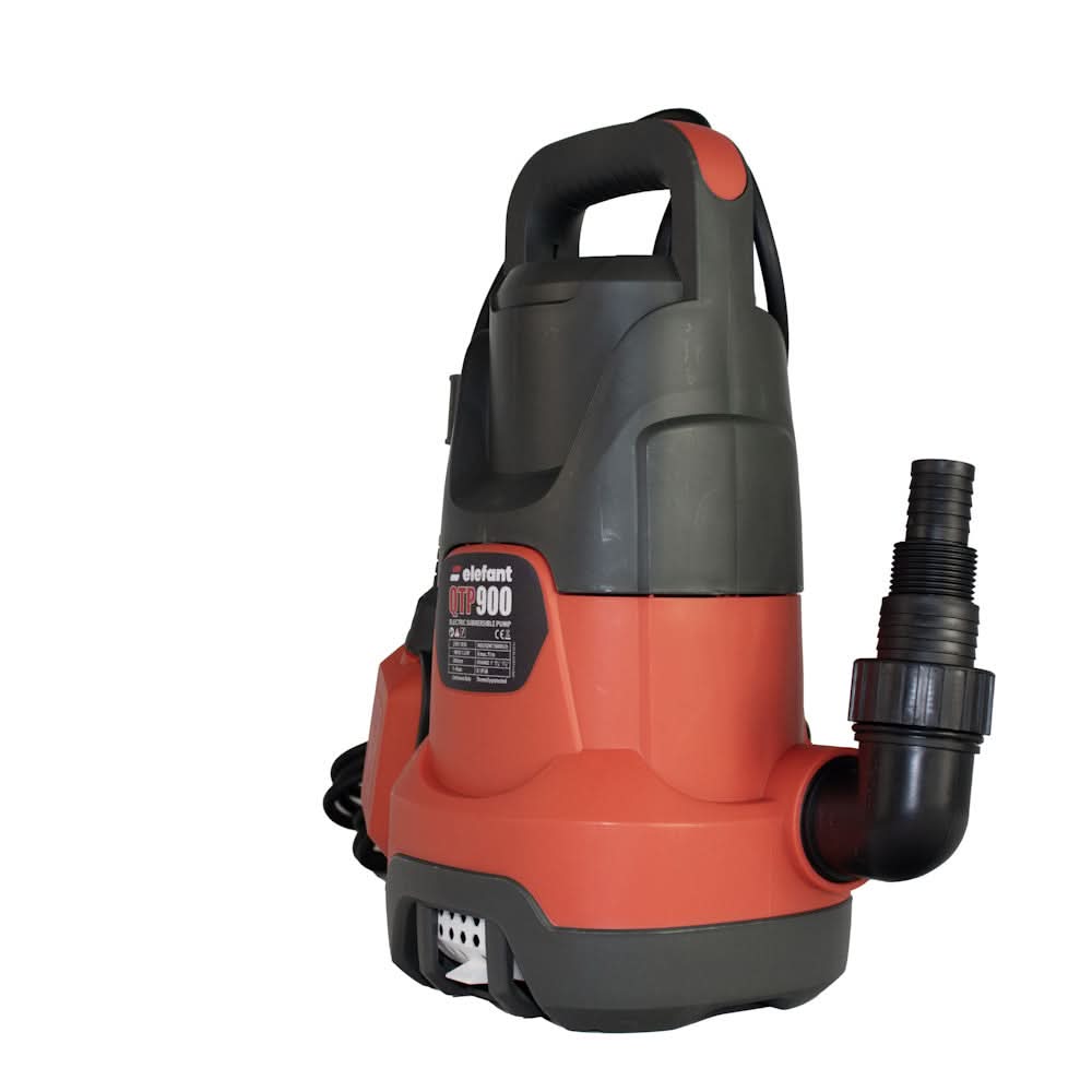 Pompa submersibila QTP900 pentru apa curata si murdara, 900W, debit 15000 l/h, inaltime refulare 11m, adancime 7m, racord 1”