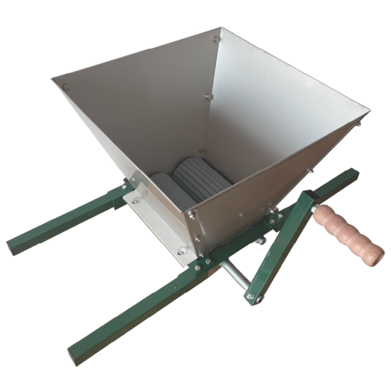 Zdrobitor Manual Struguri ZEP PRO ZSM-30, Cuva Inox 30L, 500 kg/h, Tamburi Reglabili 3-8 mm