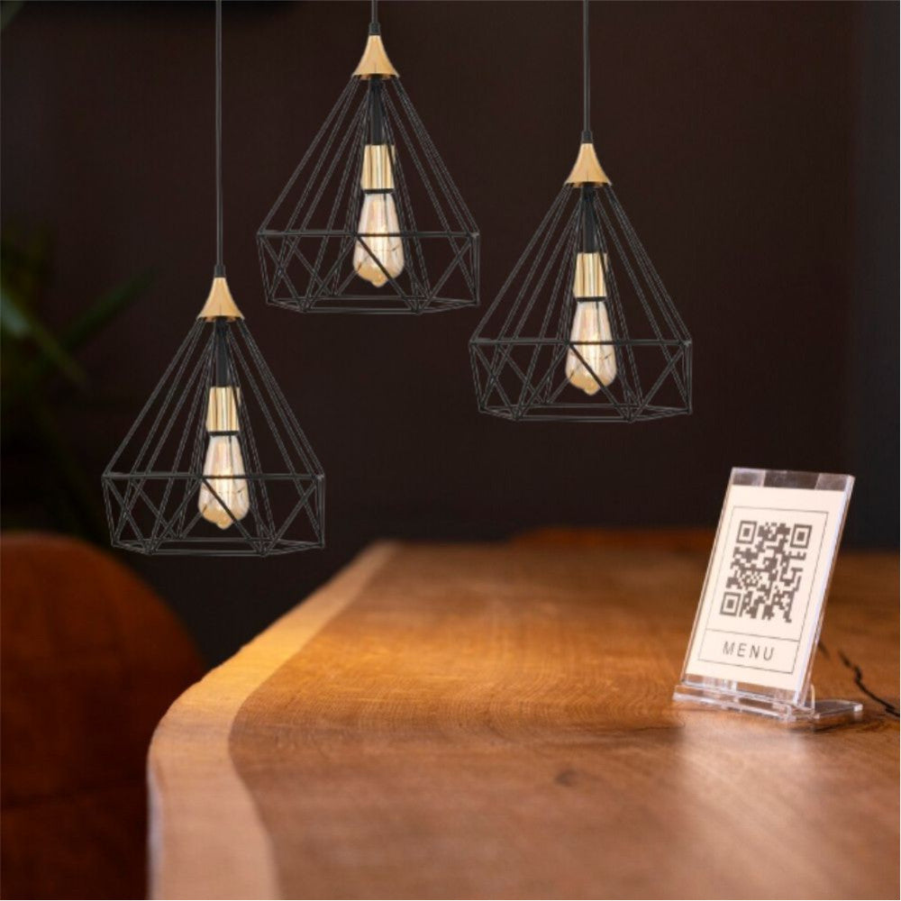 Lustra SUDE Negru, 1xE27, max. 60W, 90x26 cm