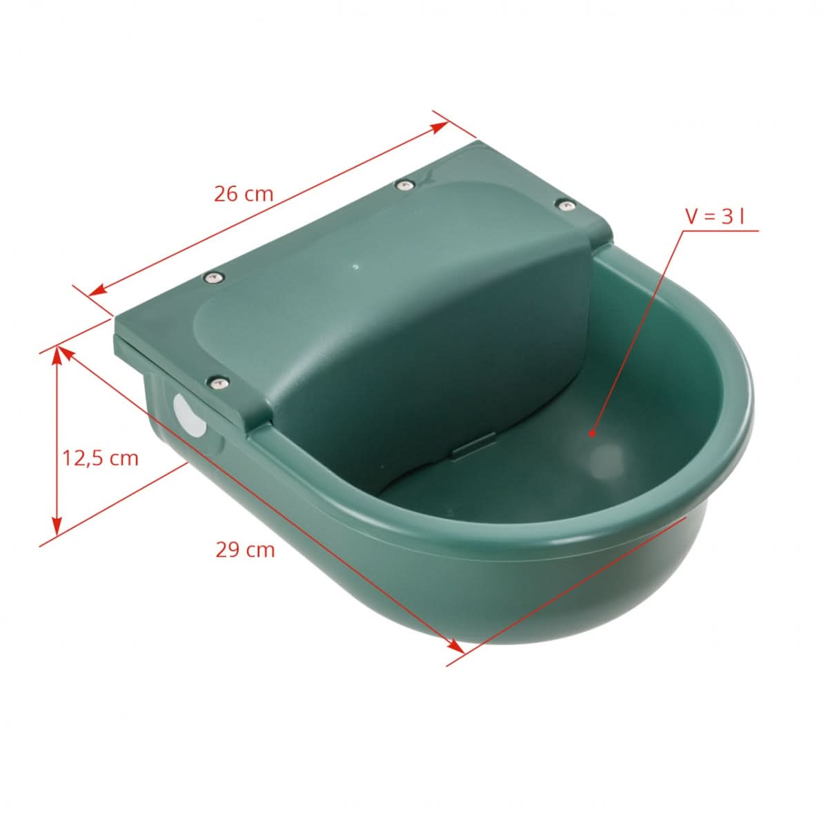 Adapatoare plastic 3 litri cu nivel constant si supapa plutitor S522