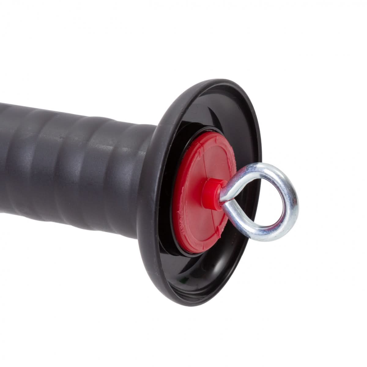 Maner poarta gard electric cu carlig si arc, compatibil fir si banda, negru