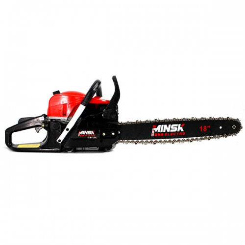 Motofierastrau pe benzina semiprofesional Minsk MYE3500-C, 3.3 CP, lama 45 cm, 52 cm³, sistem antivibratii, pornire usoara