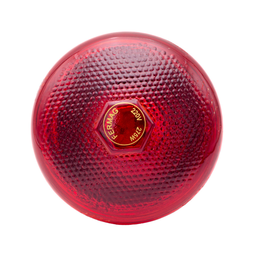 Bec infrarosu PROFESIONAL Fermag 275W E27, sticla rosie
