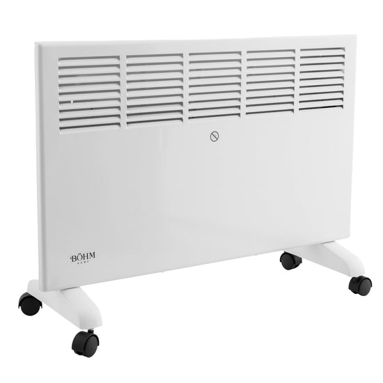 Convector Electric BÖHM BH08-20, 2000W, 1000/2000W, Perete sau Podea, Roti, 20 m²