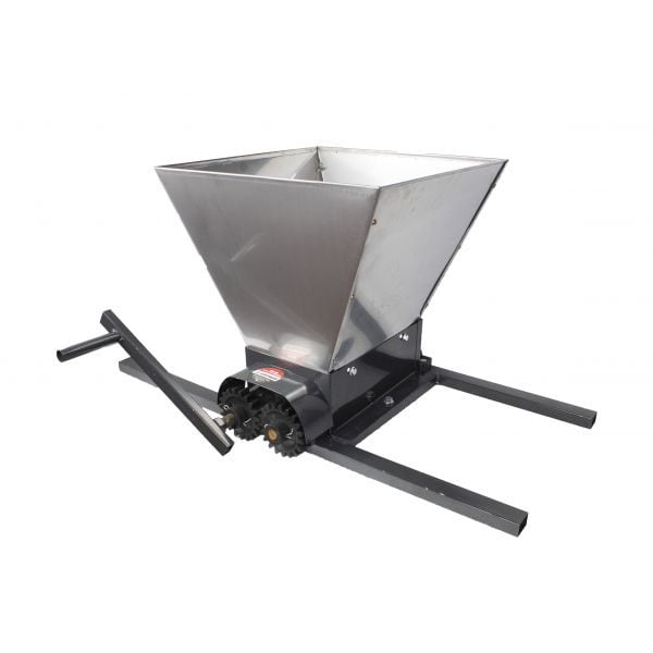 Zdrobitor struguri manual Elefant HGP-50S, inox 35L, tamburi din polimer, constructie rezistenta si usoara