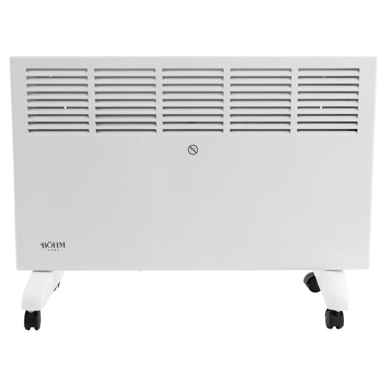 Convector Electric BÖHM BH08-20, 2000W, 1000/2000W, Perete sau Podea, Roti, 20 m²