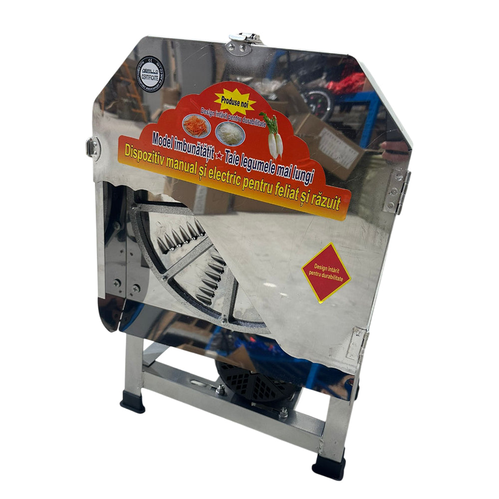 Razatoare electrica Brillo din inox pentru legume si fructe, 2200W, uz casnic