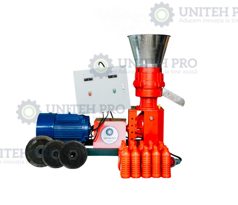 Granulator furaje ZEP KL-260 cu motor 15 kW si 3 matrite, productie pana la 600 kg/ora