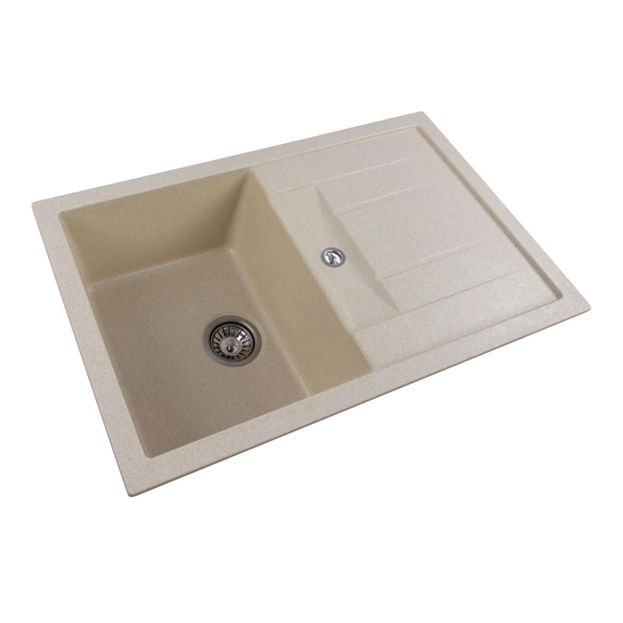 Chiuveta Bucatarie Elefant Premium Troya 7850, Nisip Bej, 776x496 mm