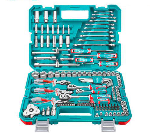 Trusa scule PROFESIONAL TOTAL 135 piese, 1/4 3/8 1/2