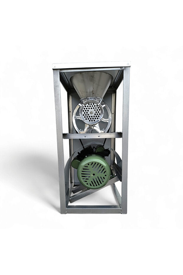 Masina de tocat carne electrica ZEP Nr.32, motor 2.2 kW, 1400 rpm, aluminiu, cu palnie si masa