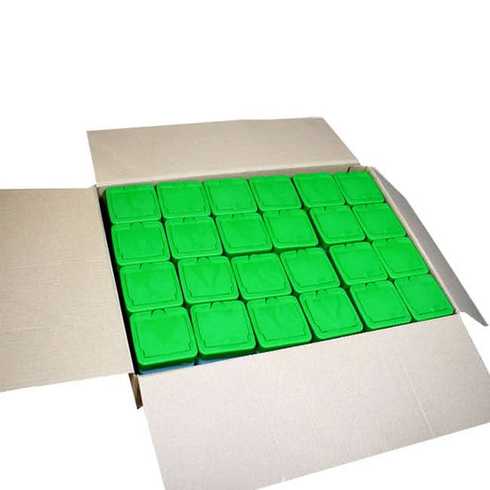 Adapatoare pentru iepuri, 0.5L, verde/alb, (set 24 buc)