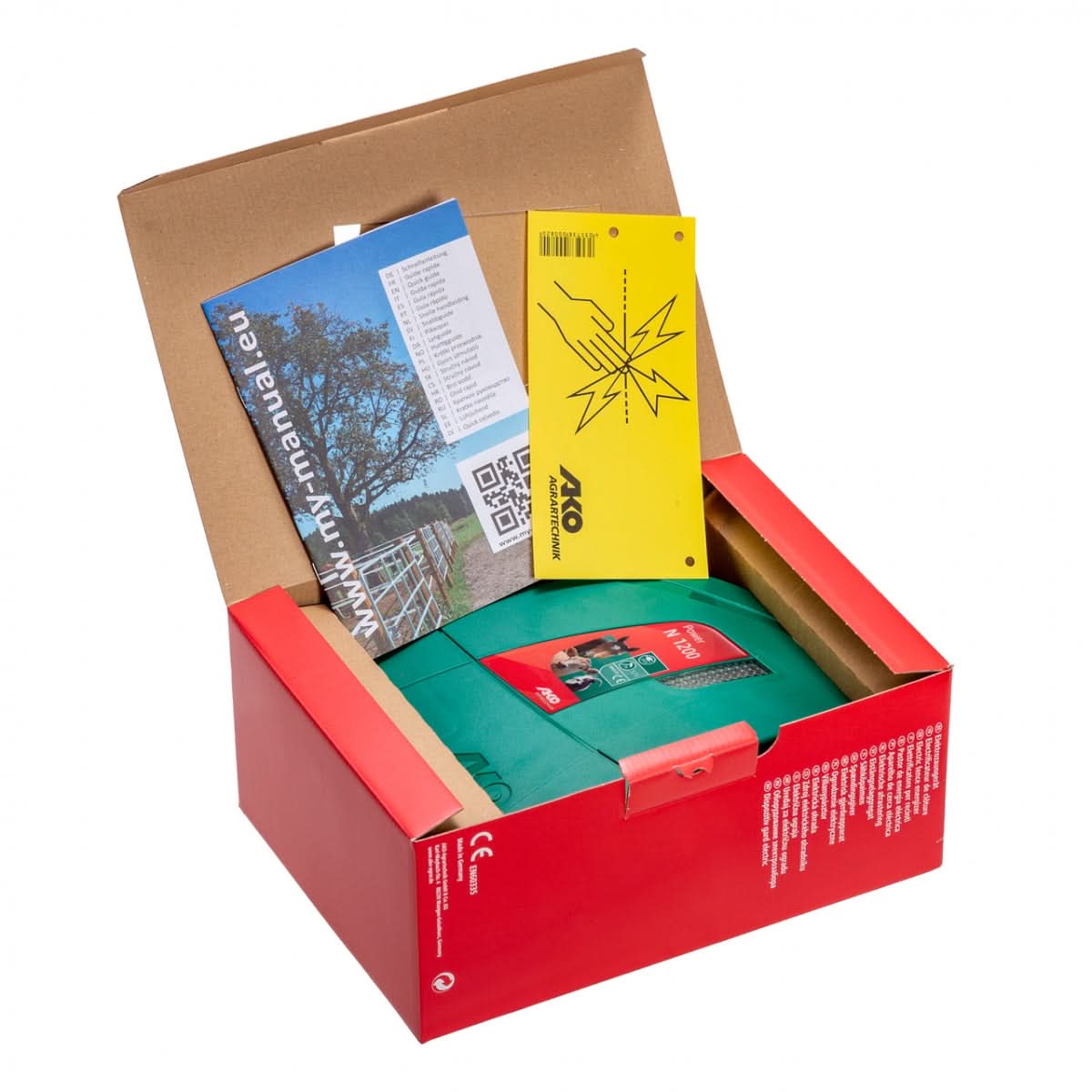 Aparat gard electric AKO Power N 1200, 230 V, 1,2 Joule, lungime împrejmuire 2000 m