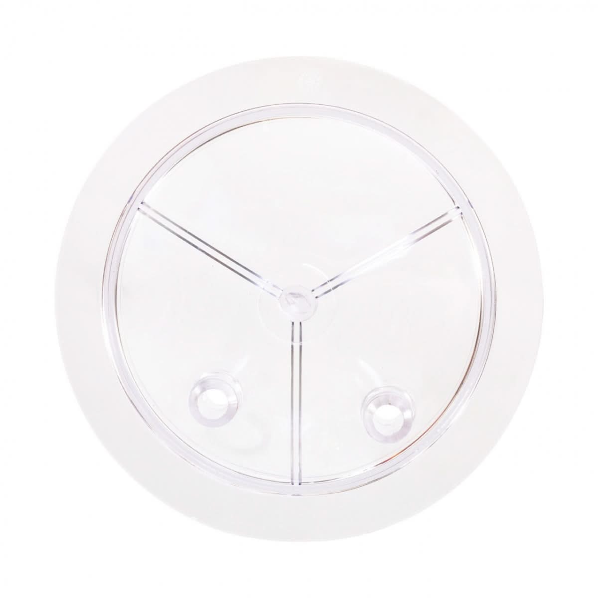 Capac plastic cu 2 iesiri pentru bidon lapte 25-30 litri - compatibil furtun 16/25 mm