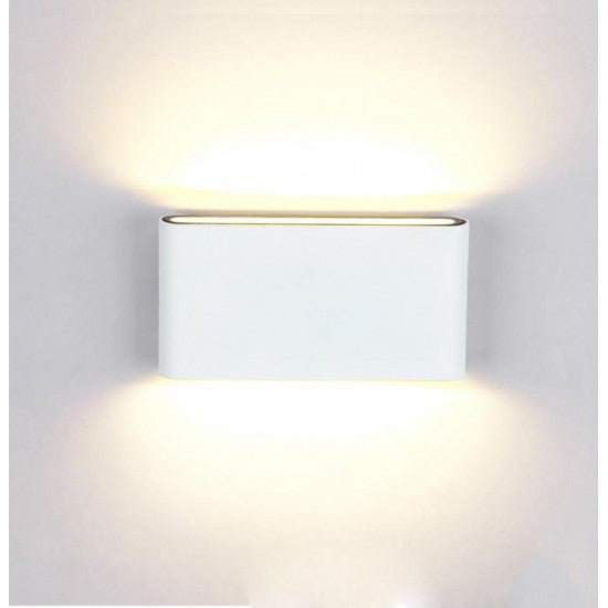 Aplica LED extra-plata, 12W, 1080 lm, 170x90x30 mm