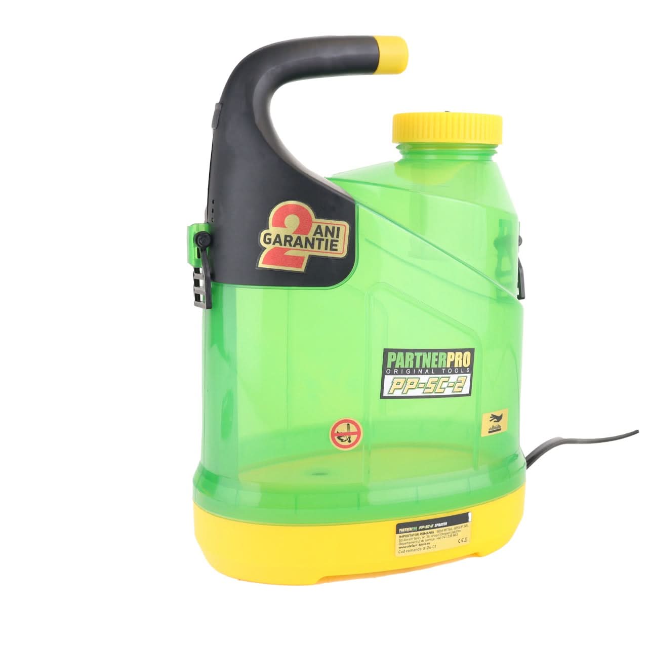 Pompa de Stropit cu Acumulator 5L Li-ion, Presiune 0.25 MPa, Autonomie 120 min, PartnerPro PP-5C-2