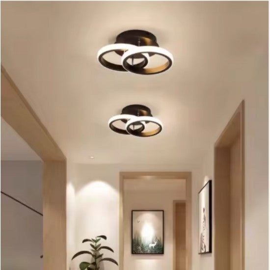 Lustra LED Cercuri, 35W, 3000 lm, 3 Culori, IR 400mm x 100mm